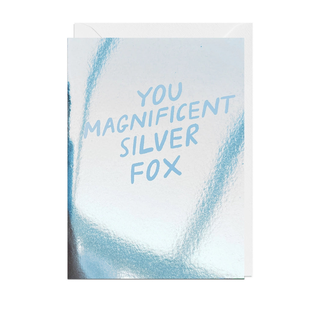 Magnificent Silver Fox Card