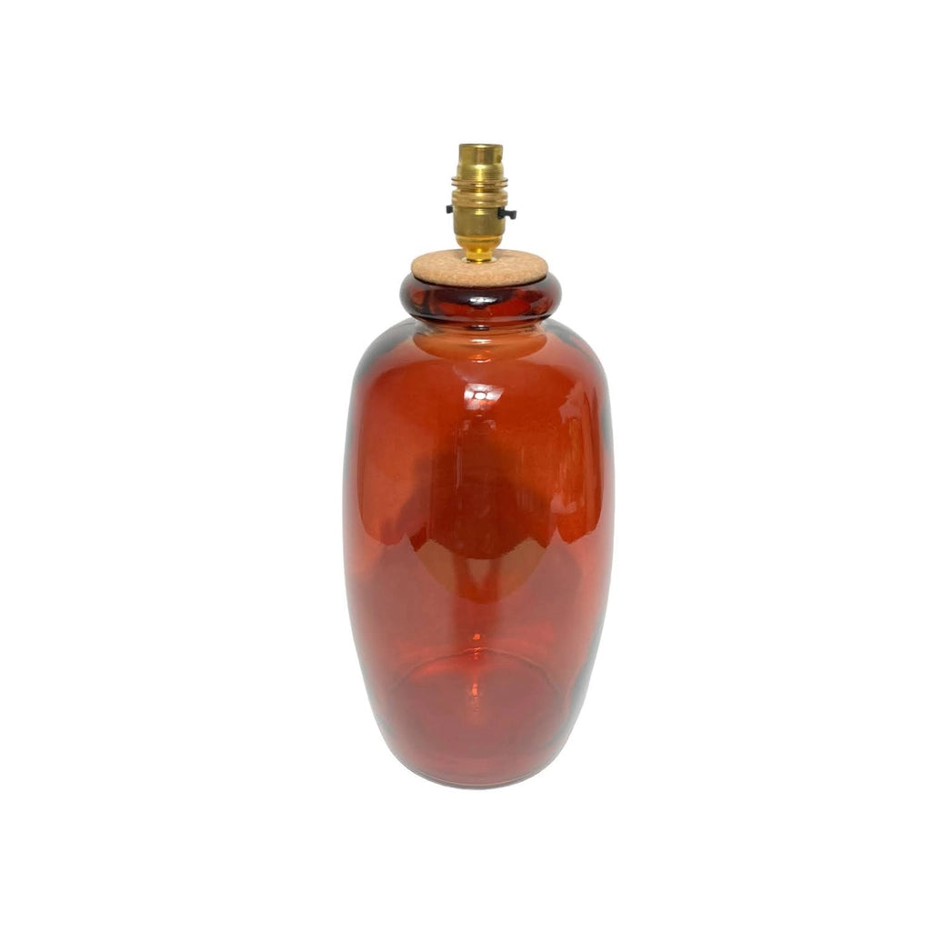Martos Recycled Glass Lamp Toffee