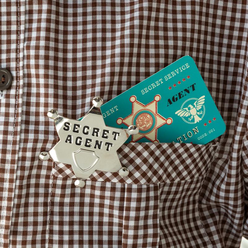 Secret Agent Badge & ID Card