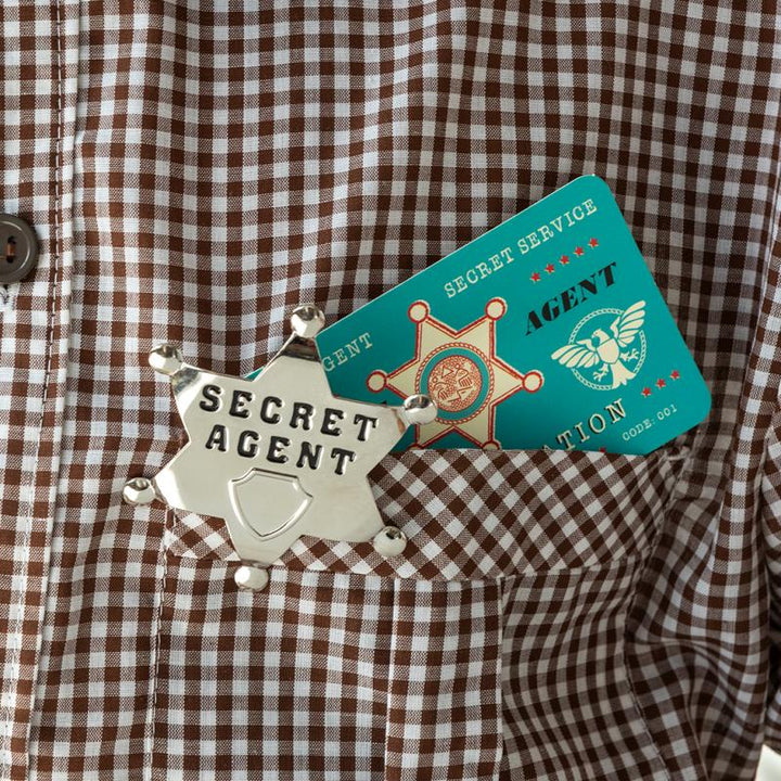 Secret Agent Badge & ID Card