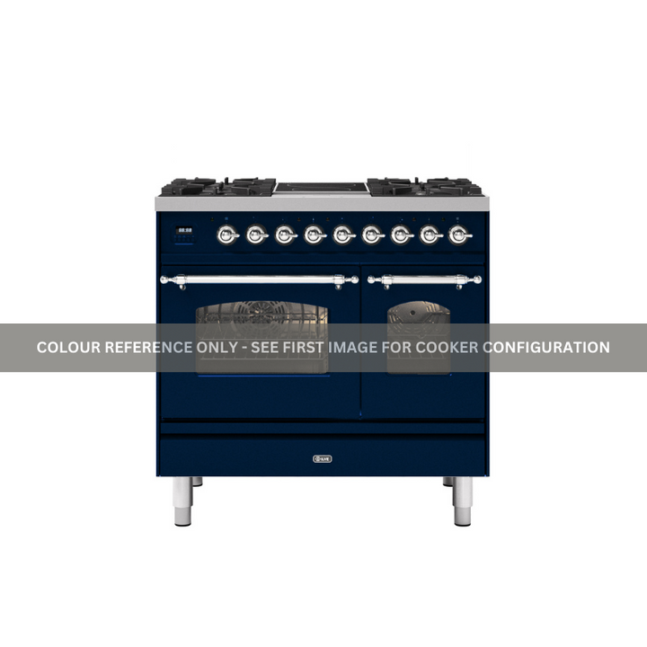 ILVE Milano 90cm - Single Oven - 4 Gas Burners & 2 Zone Induction