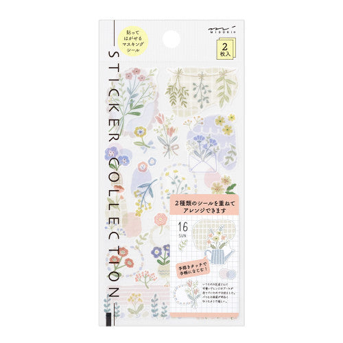 Midori Flower Stickers