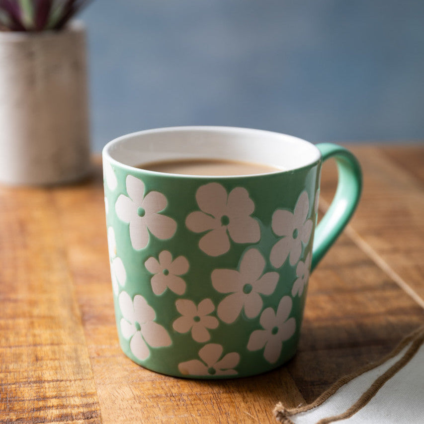 Blue Flower Mug