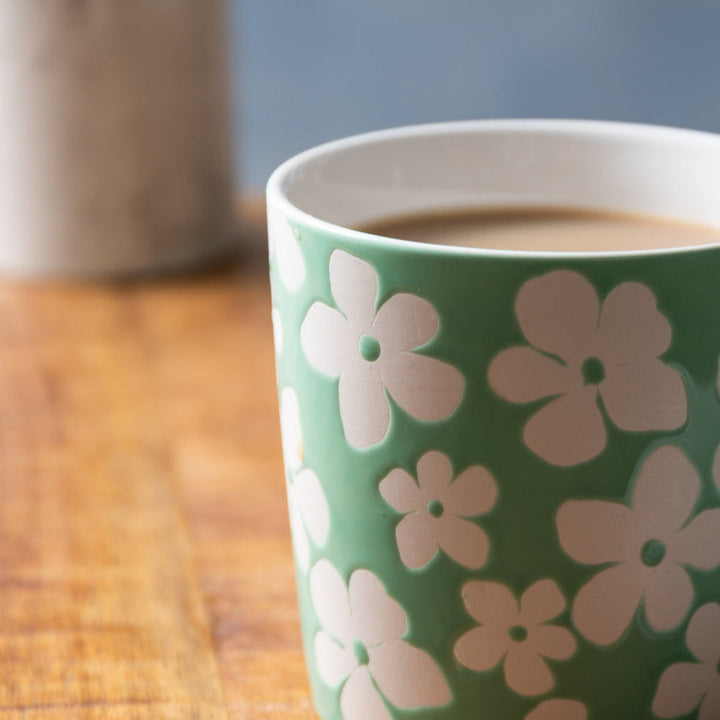 Blue Flower Mug
