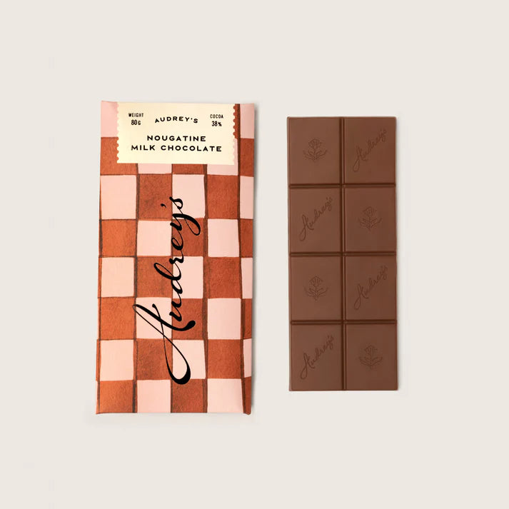 Audrey's Milk 38% Nougatine Bar