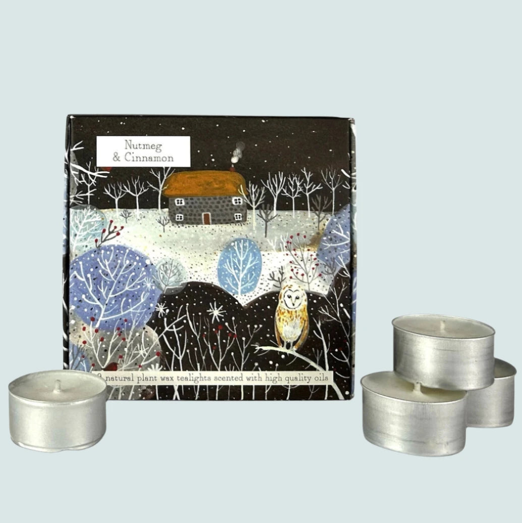 Nutmeg & Cinnamon Set of 9 Tealights