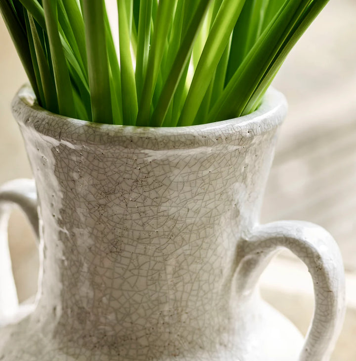Ravello Vase with Handles White