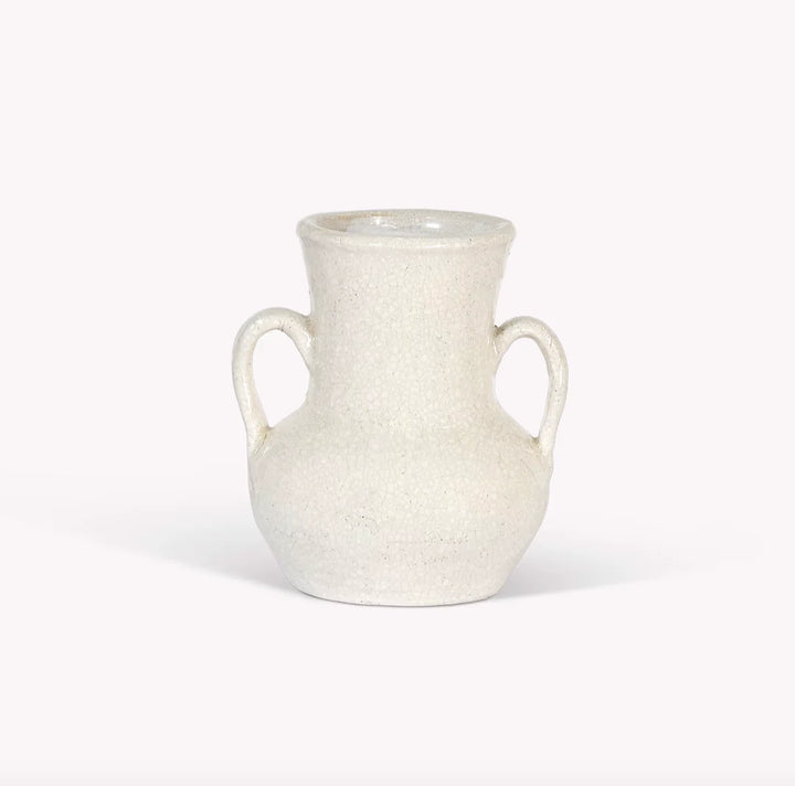 Ravello Vase with Handles White