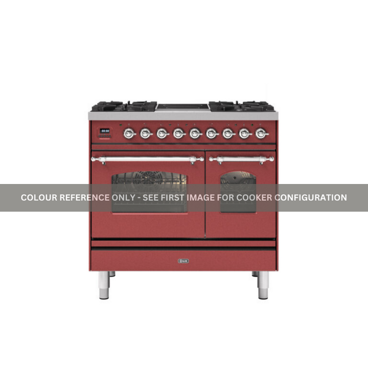 ILVE Milano 90cm - Single Oven - 4 Gas Burners & 2 Zone Induction