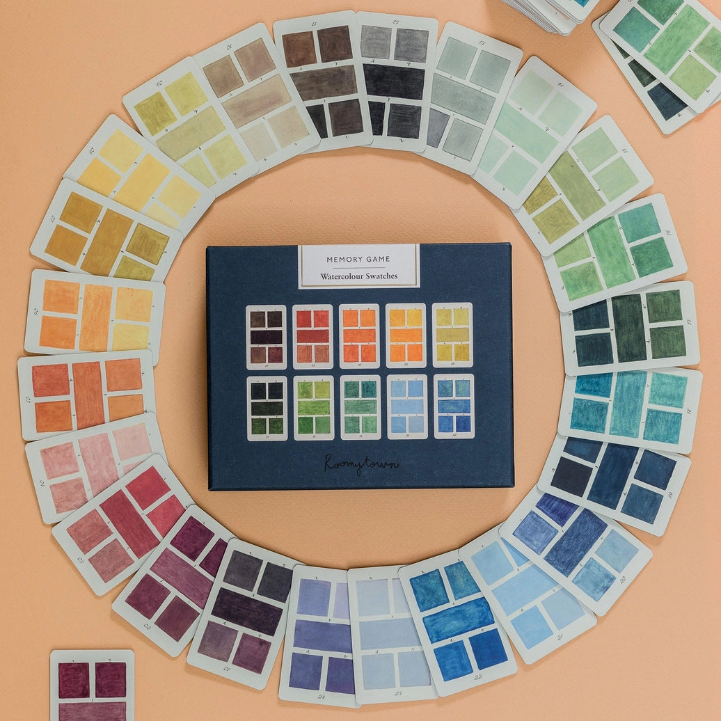 Watercolour Swatches Matching Game