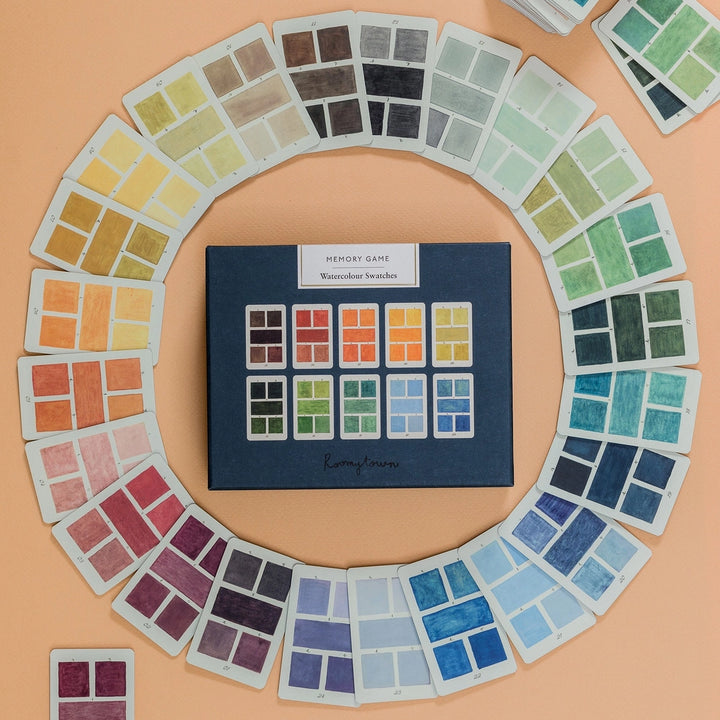 Watercolour Swatches Matching Game