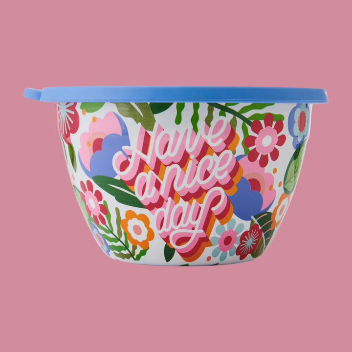 Lidded Salad Bowl & Dressing Pot Set