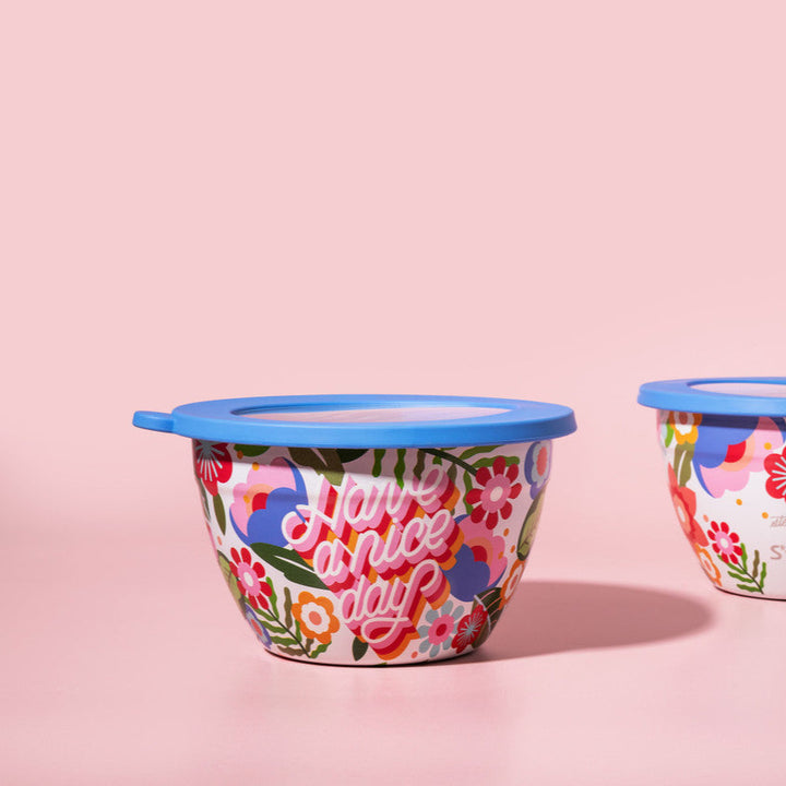 Lidded Salad Bowl & Dressing Pot Set