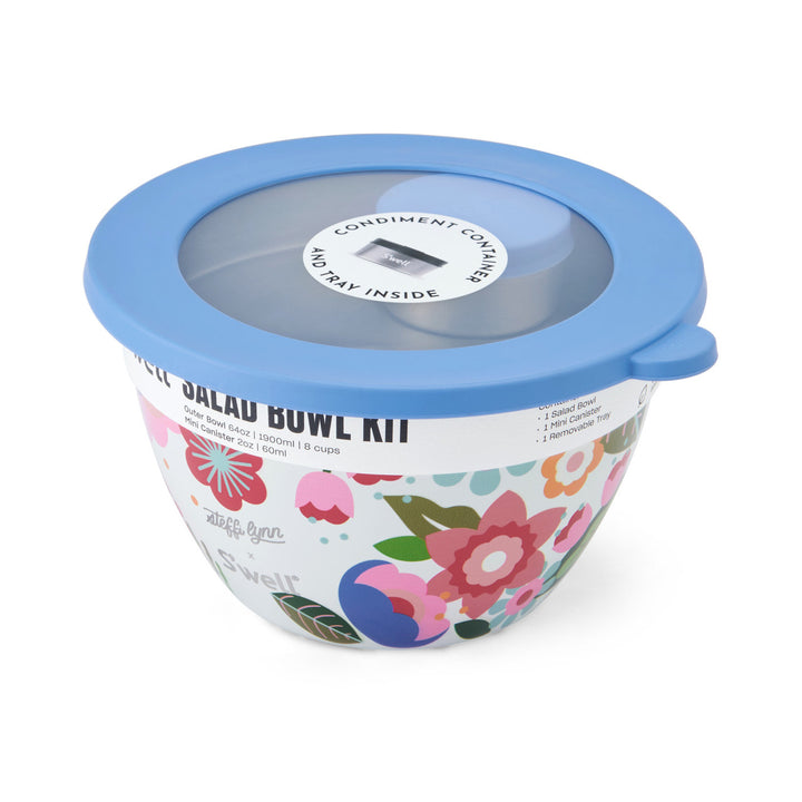 Lidded Salad Bowl & Dressing Pot Set