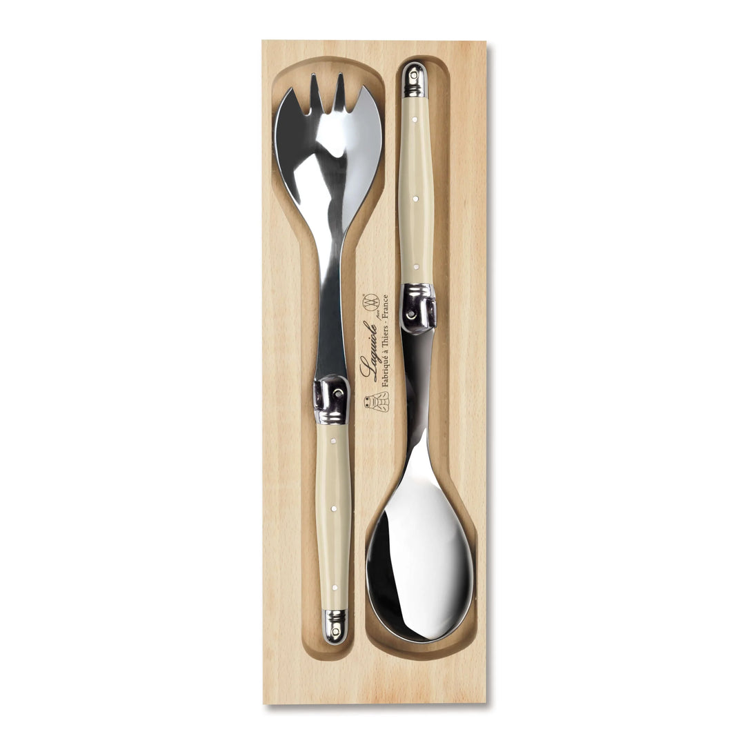 Salad Server Set in Ivory