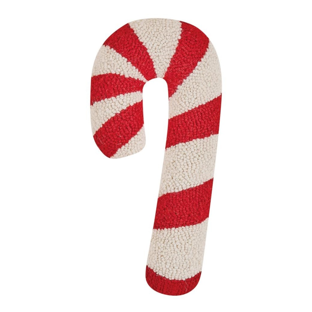 Candy Cane Wool Cushion