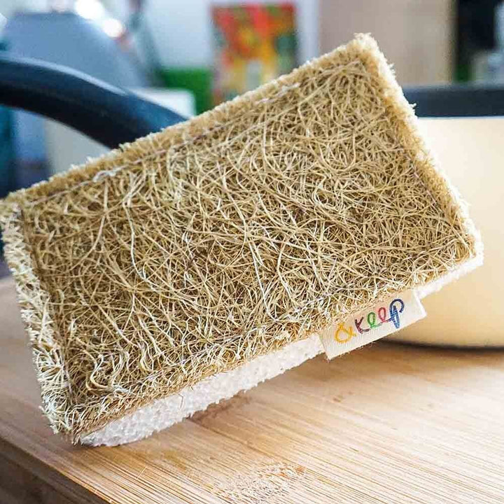 Sisal Kitchen Sponge Scourer