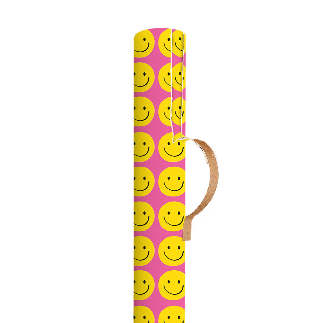 Smiley Gift Wrap 3m Roll