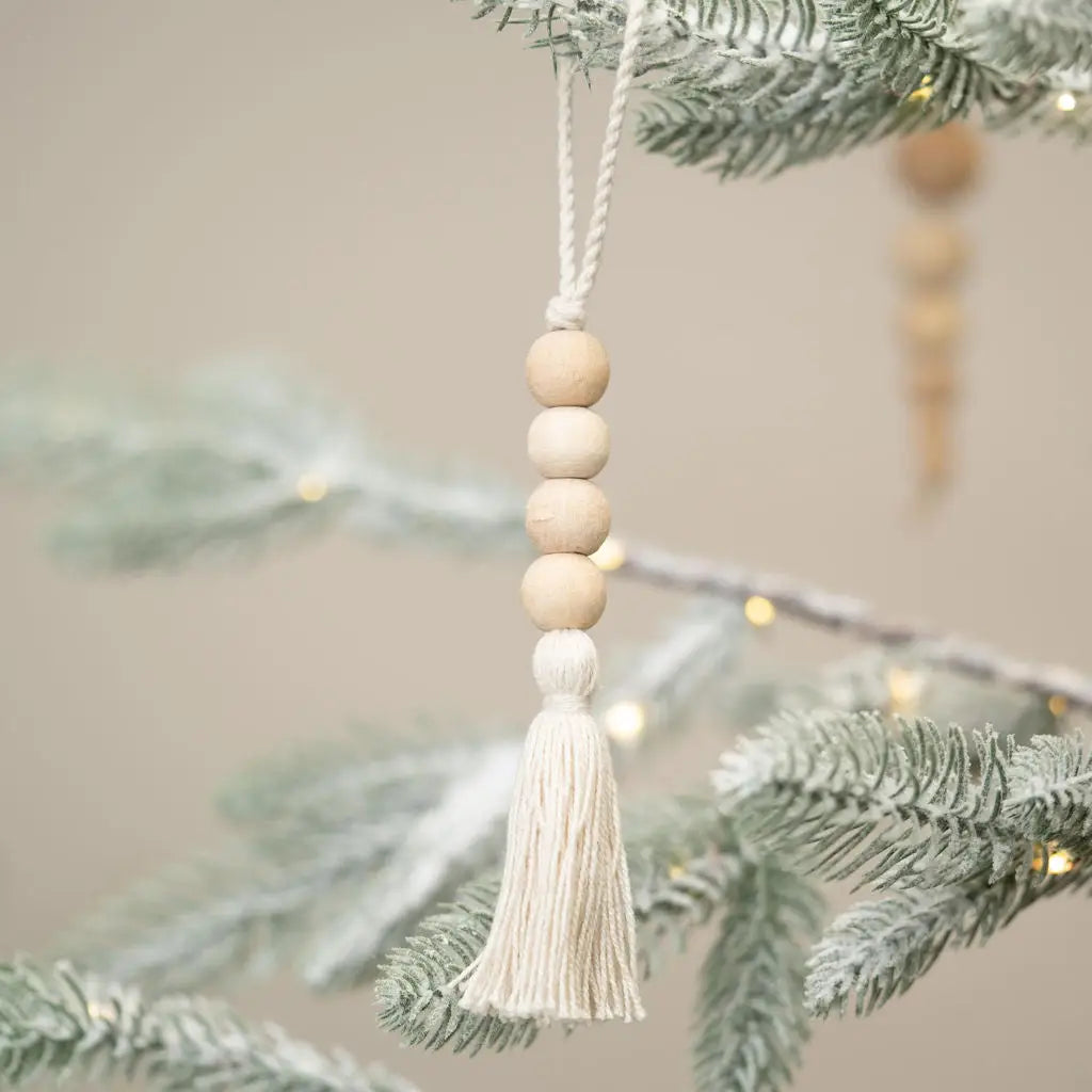 Sofia Wooden Beaded Hanging Decoration
