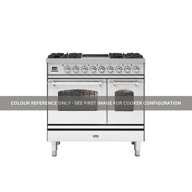 ILVE Milano 90cm - Single Oven - 4 Gas Burners & 2 Zone Induction