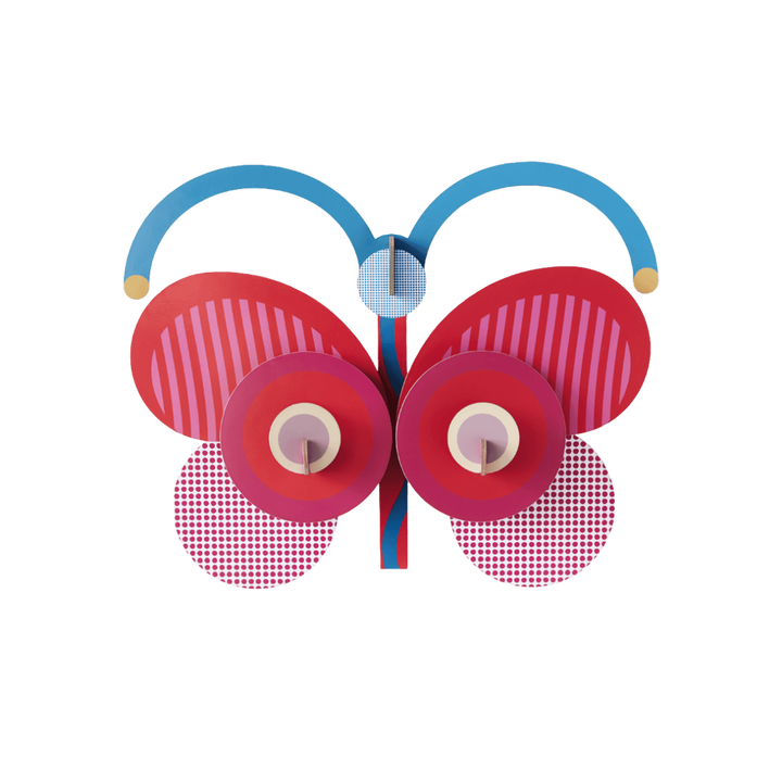 Stripy Butterfly 3D Model Kit