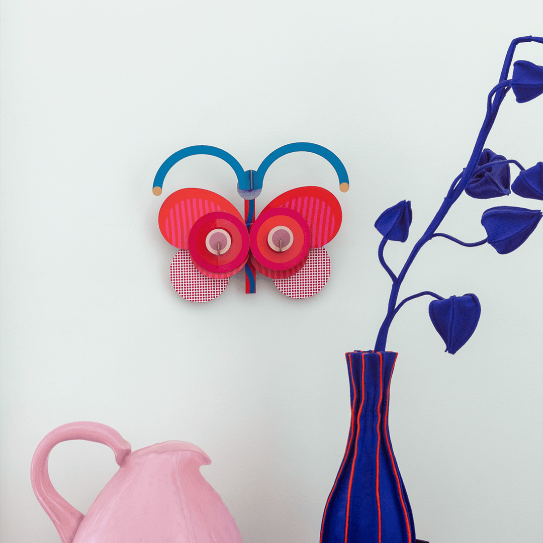 Stripy Butterfly 3D Model Kit
