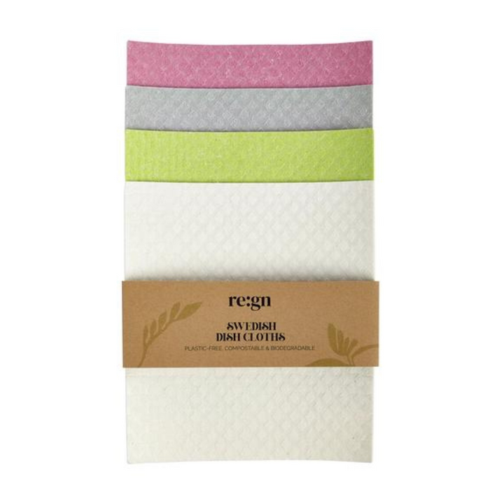 Compostable Swedish Dish Cloths - Set of 4