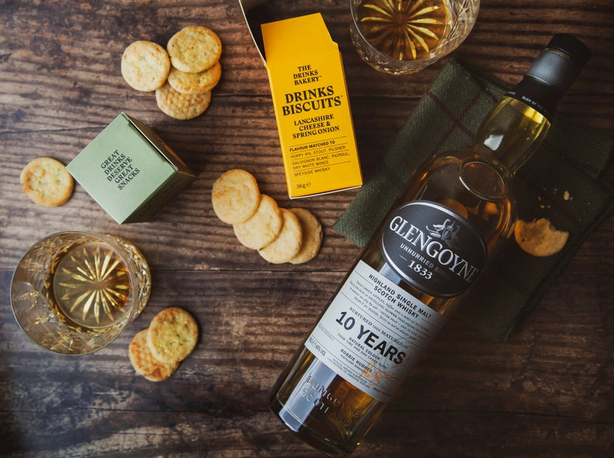 Lancashire Cheese & Spring Onion Drinks Biscuit