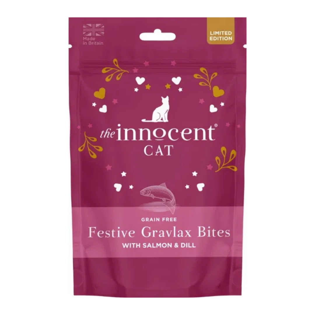 Festive Gravlax Cat Bites