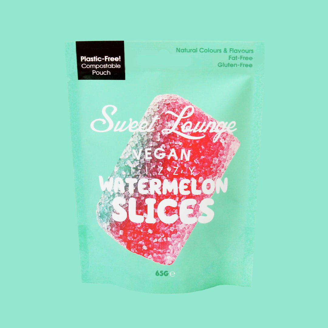 Vegan Fizzy Watermelon Slices