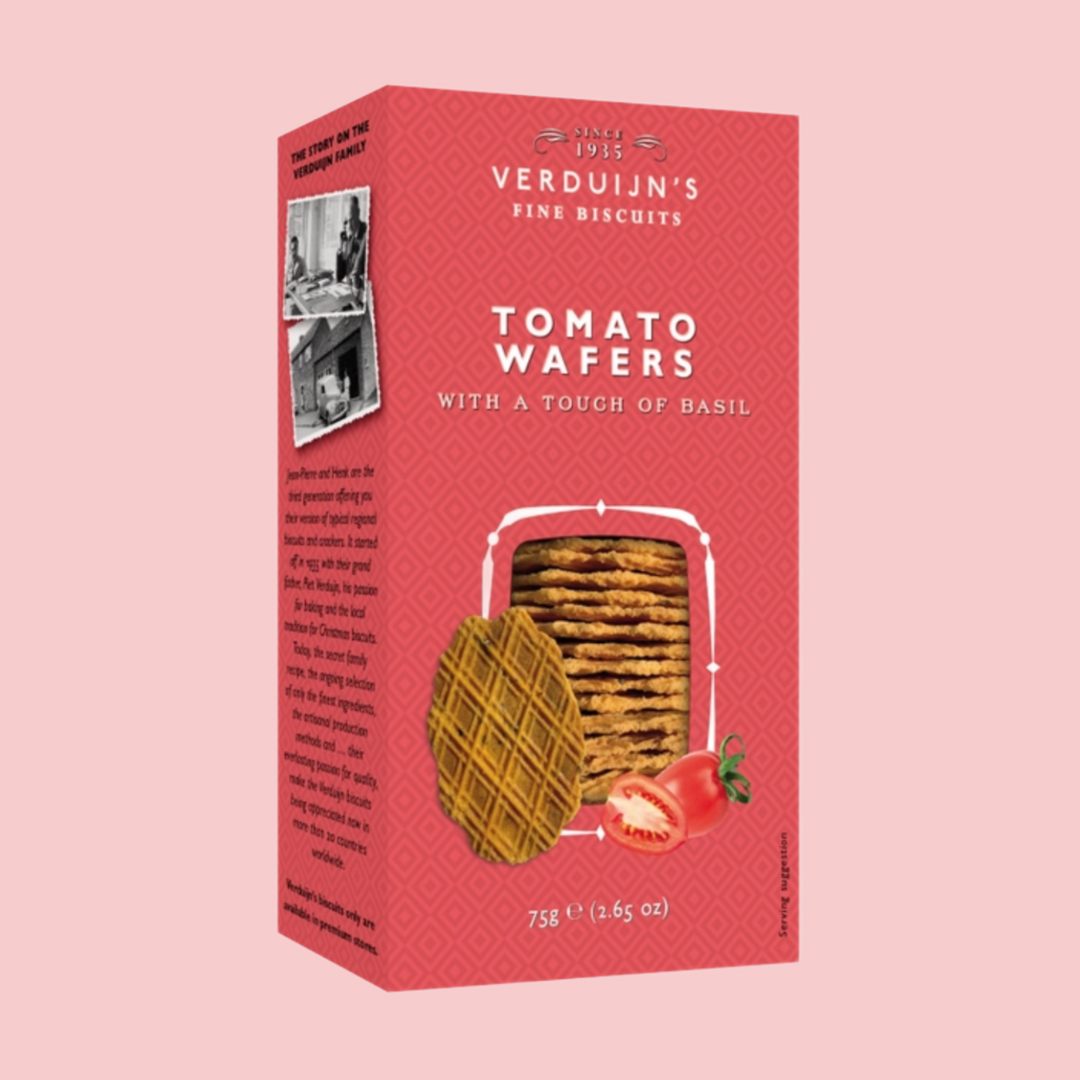 Verduijn's Tomato & Basil Cheese Wafers