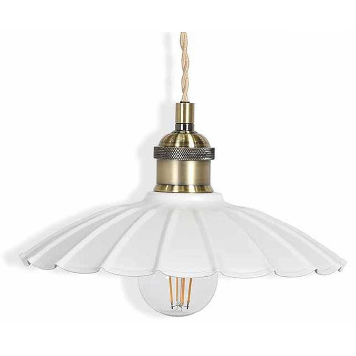 Wanstrow Ceiling Pendant in Chalk
