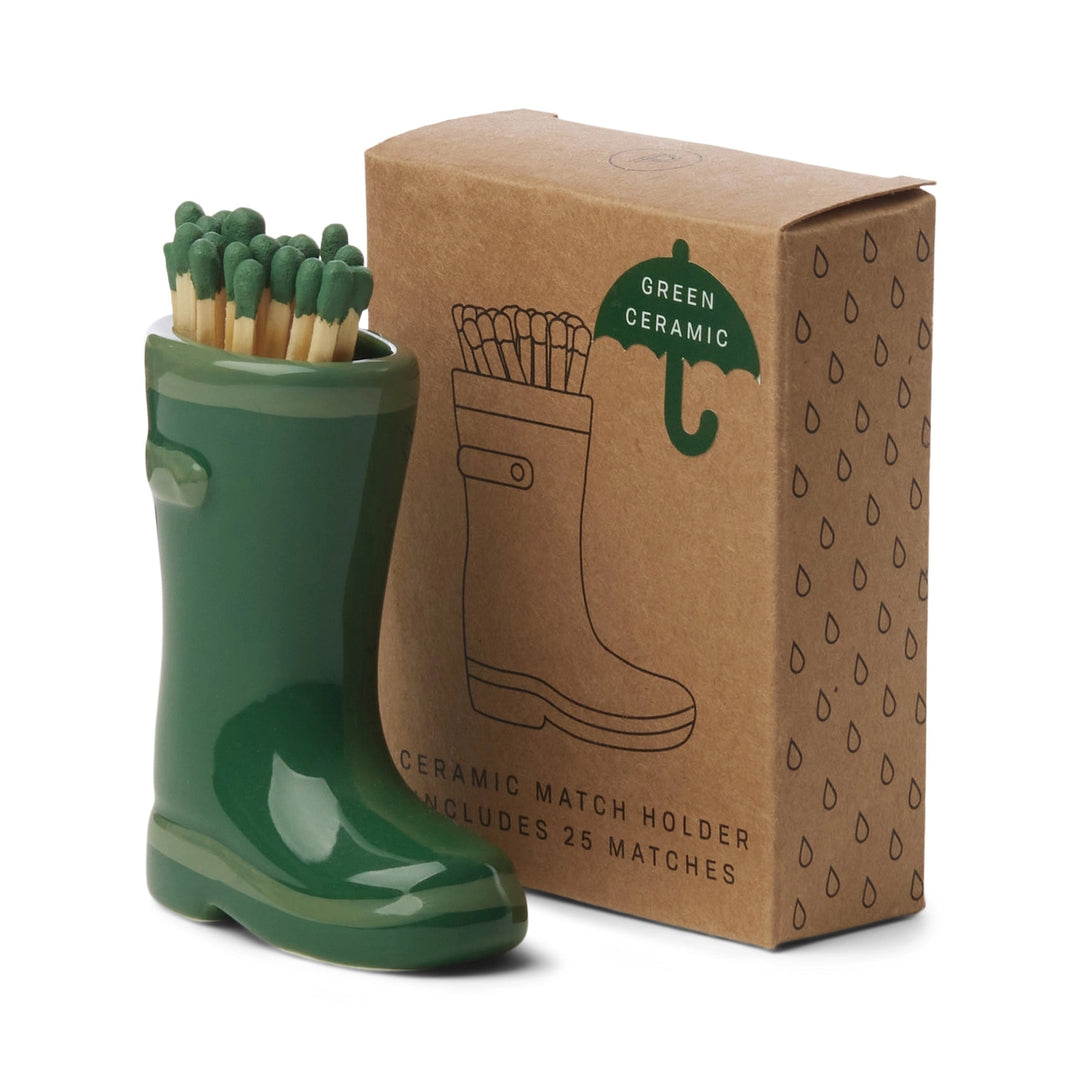 Wellington Boot Holder with 25 Matches
