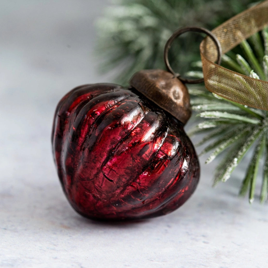 Wine Mini Glass Lantern Bauble