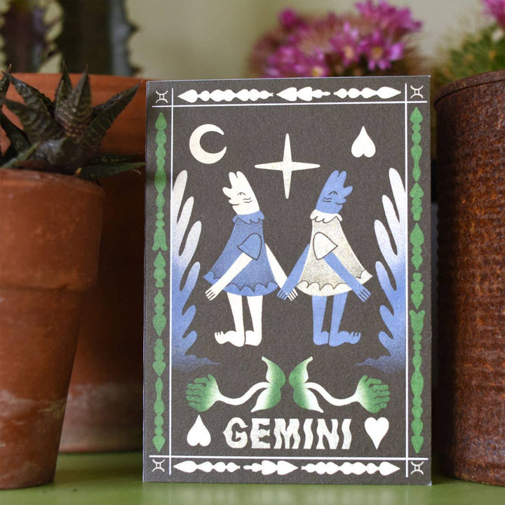 Gemini Mini Greetings Card