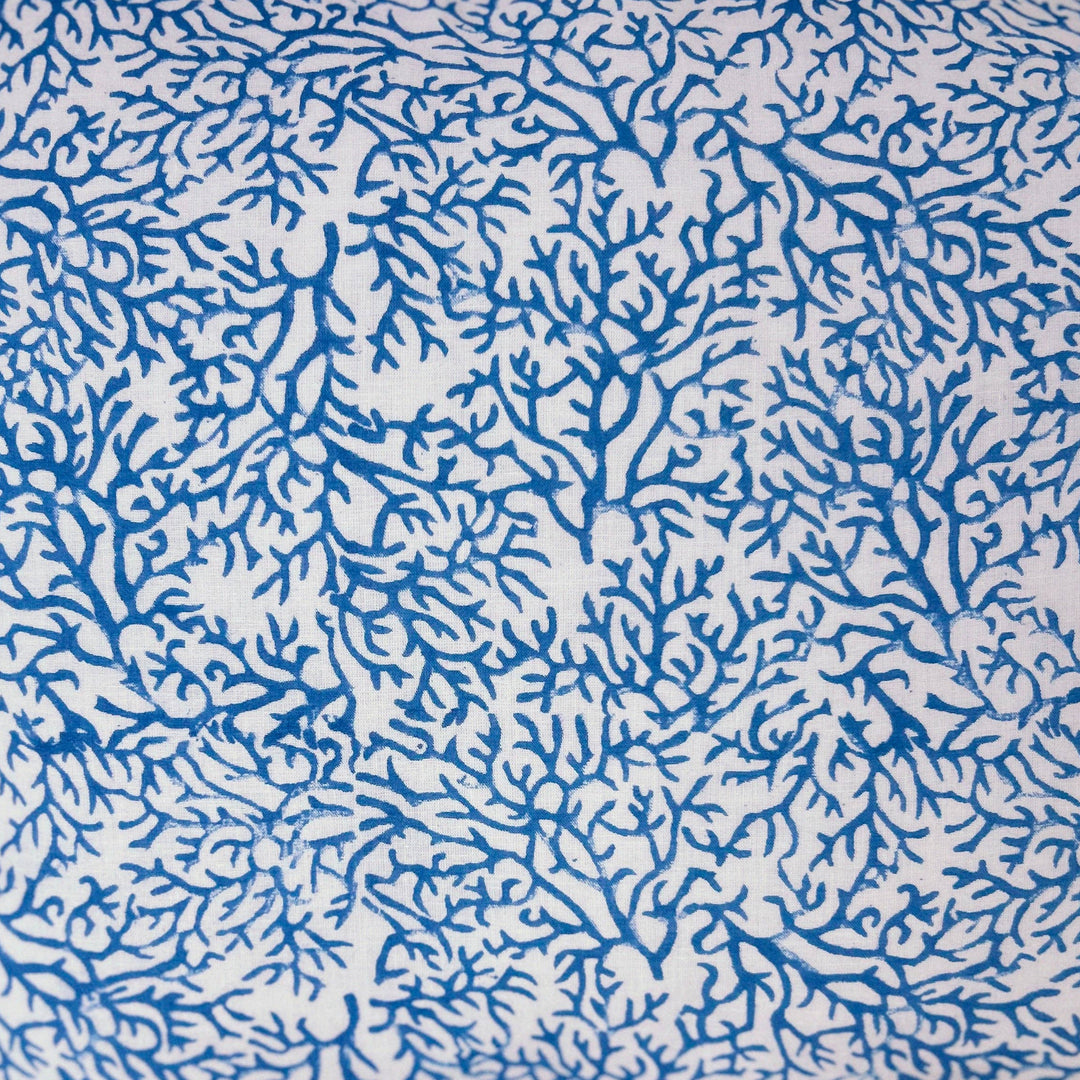 Block Print Coraline Frill Cushion
