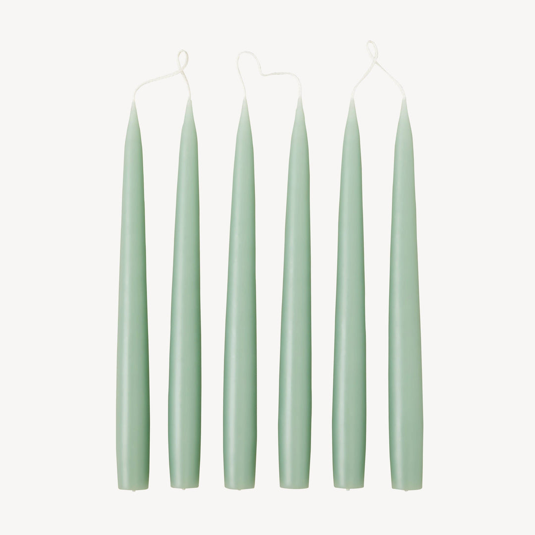 Sage Green Taper Candle