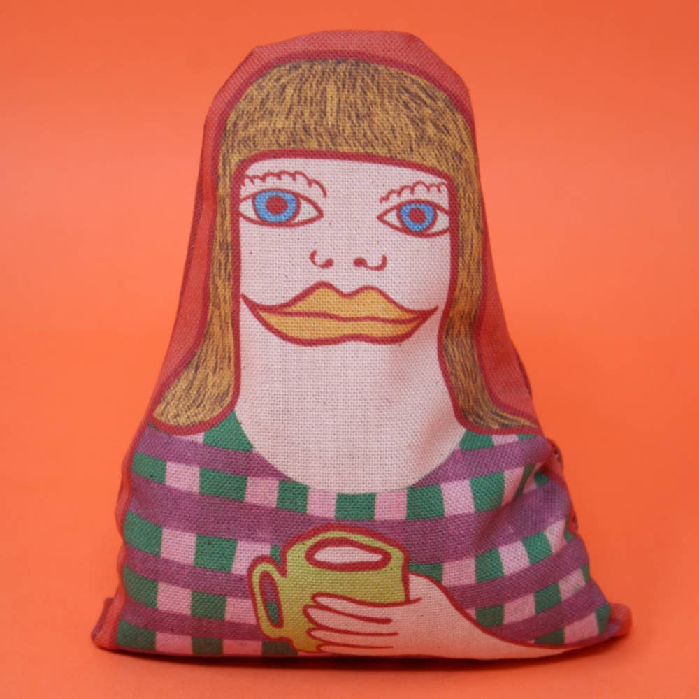 Relaxed People Lavender Bag: Man - Purple Beard