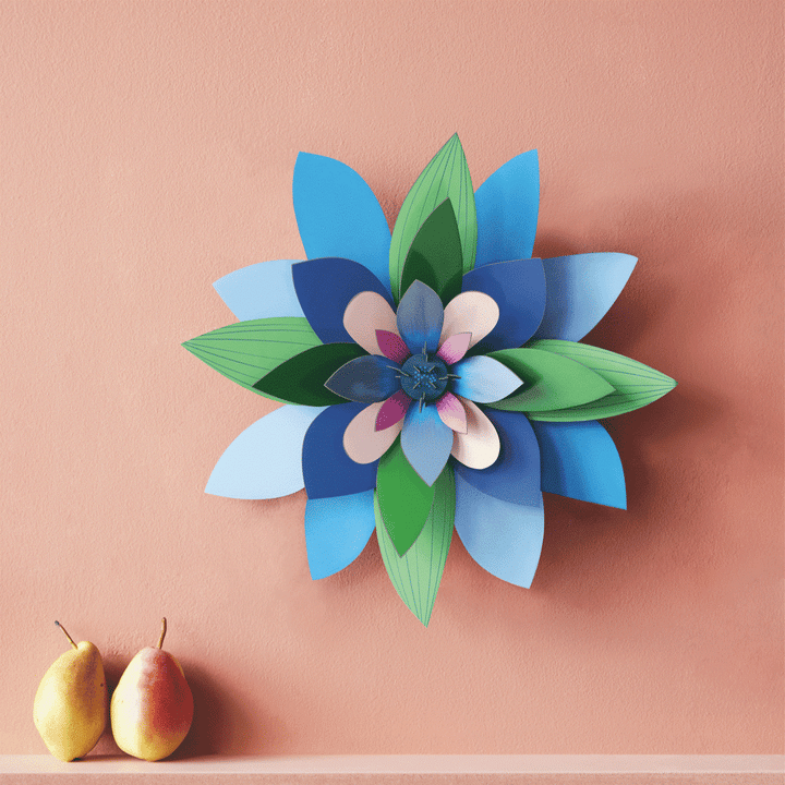 Deluxe Plum Granita Flower 3D Model Kit