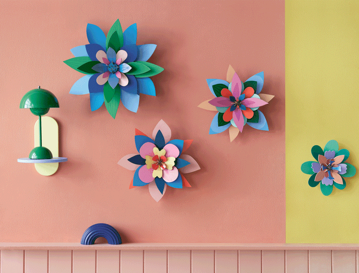 Deluxe Plum Granita Flower 3D Model Kit