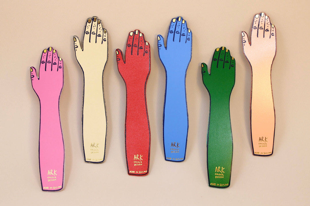 Palm Reader Fortune Teller Bookmark: Hot pink