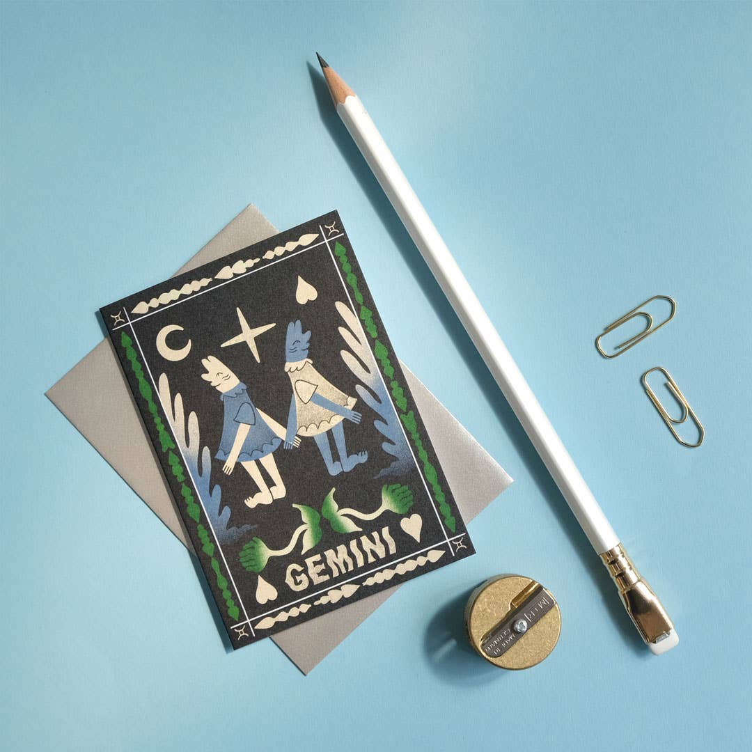 Gemini Mini Greetings Card