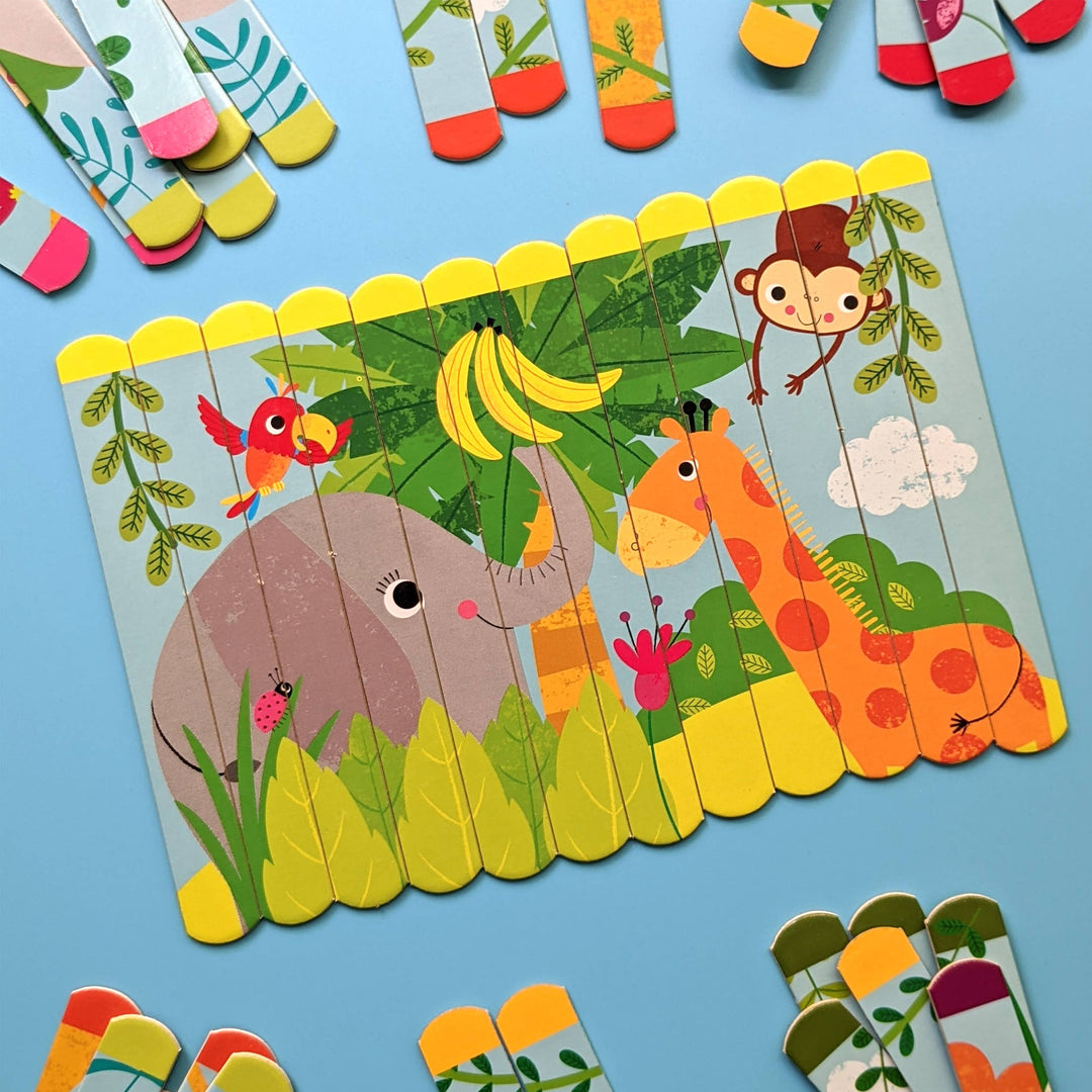 Jungle Puzzle Sticks