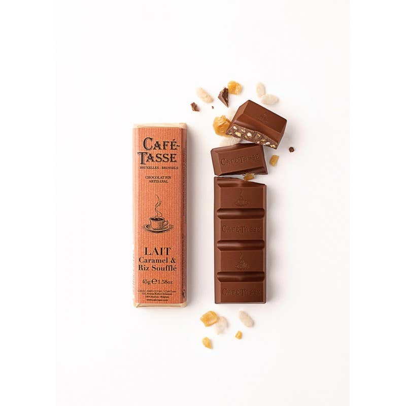 Milk Chocolate, Caramel & Crispy Rice Bar
