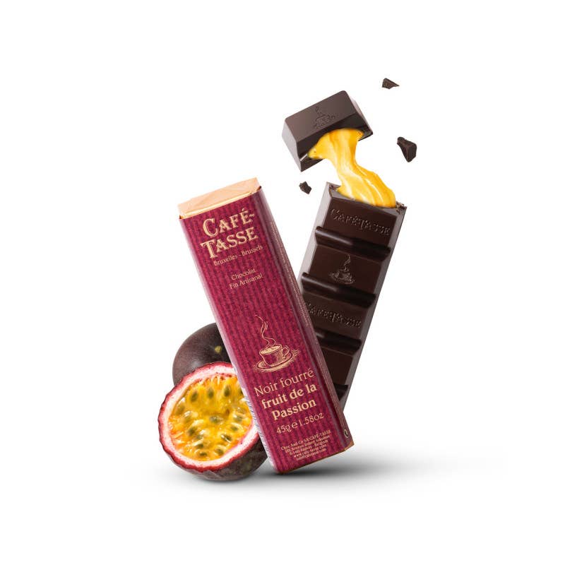 Dark Chocolate with Passion Fruit Bar