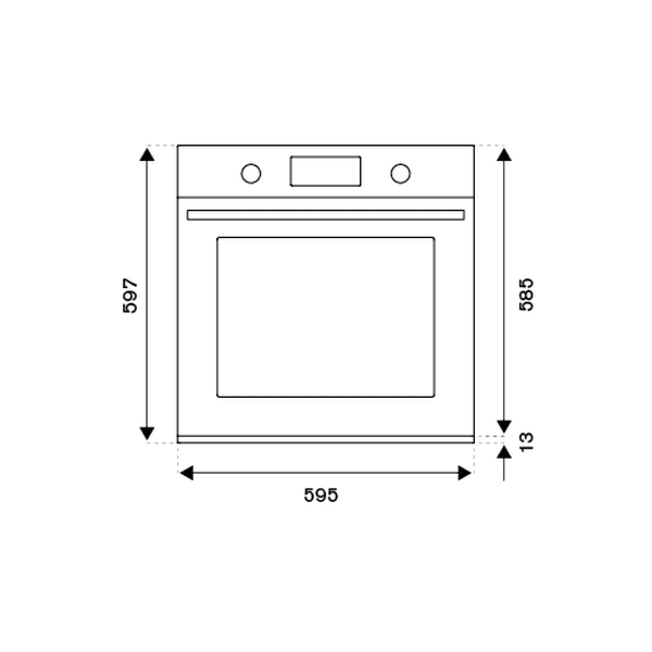 Bertazzoni Modern 60cm Electric Built-in oven LCD display