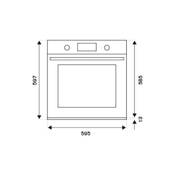Bertazzoni heritage built in dimensions