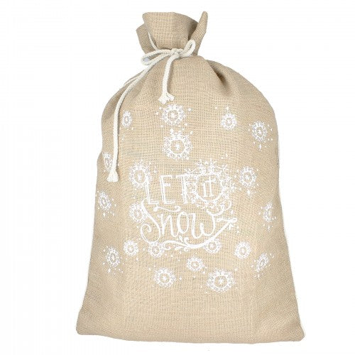 Let it Snow Santa Sack