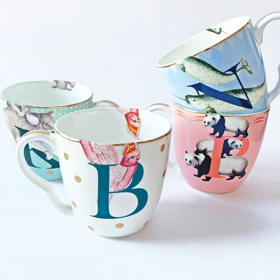 Animal Alphabet Mugs