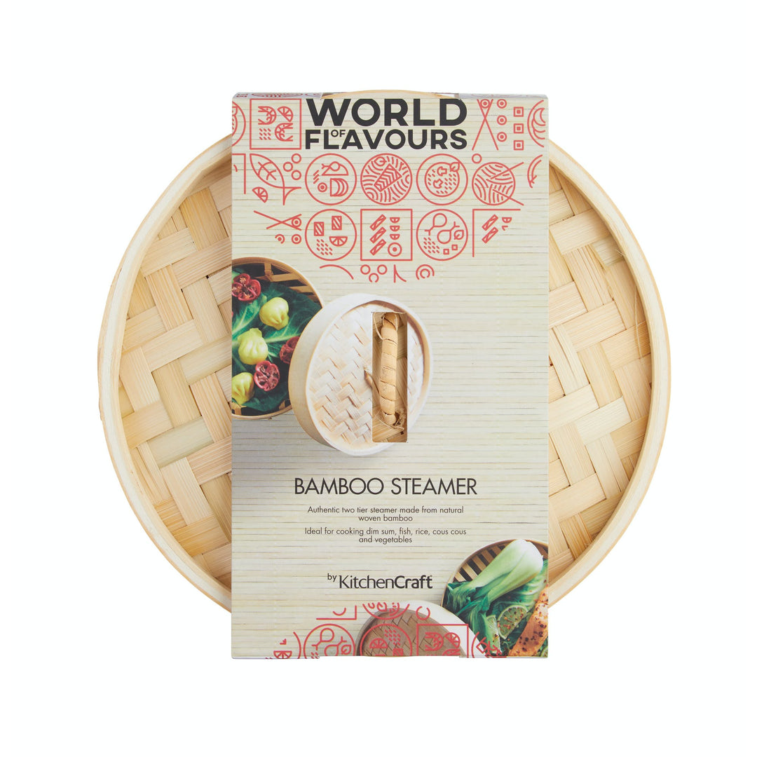 Two Tier Bamboo Steamer
